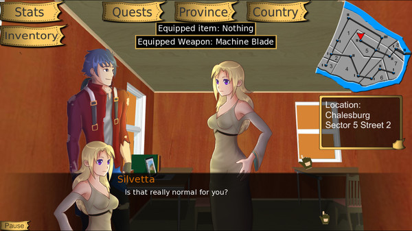 Скриншот из Niara: Rebellion Of the King Visual Novel RPG