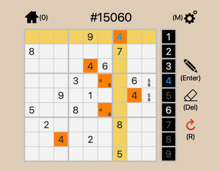 Скриншот из Sudoku Monster - 49,151 Hardest Puzzles