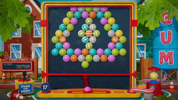 Pop'n'splat game for Linux 1