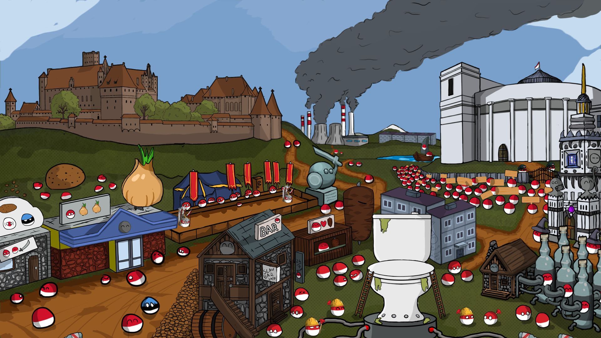 download countryballs heroes online for free