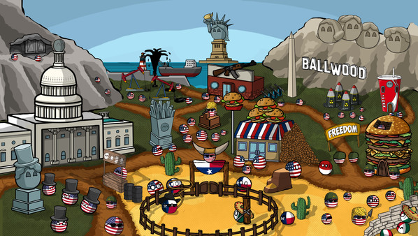 CountryBalls Heroesfor windows and Linux 1