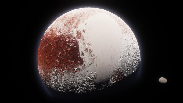 Скриншот из SpaceEngine - Pluto System HD