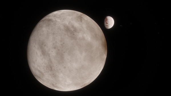 Скриншот из SpaceEngine - Pluto System HD