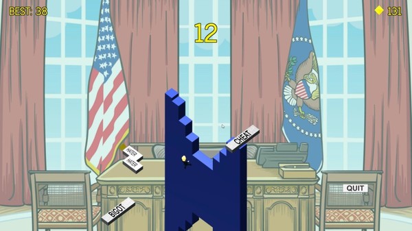 Скриншот из Dodging Fake News With Donald Trump