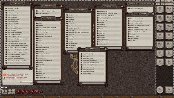 Скриншот из Fantasy Grounds - Dungeon Crawl Classics #86: Hole in the Sky (DCC)