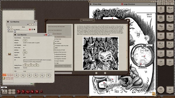 Скриншот из Fantasy Grounds - Dungeon Crawl Classics #86: Hole in the Sky (DCC)