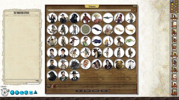 Скриншот из Fantasy Grounds - Stone and a Hard Place Figure Flats (Token Pack)