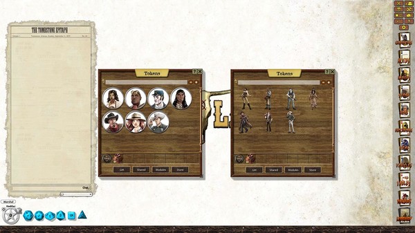 Скриншот из Fantasy Grounds - Stone and a Hard Place: The Tombstone Seven (Savage Worlds)