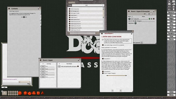 Скриншот из Fantasy Grounds - D&D Classics: G1 Steading of the Hill Giant Chief (2E)