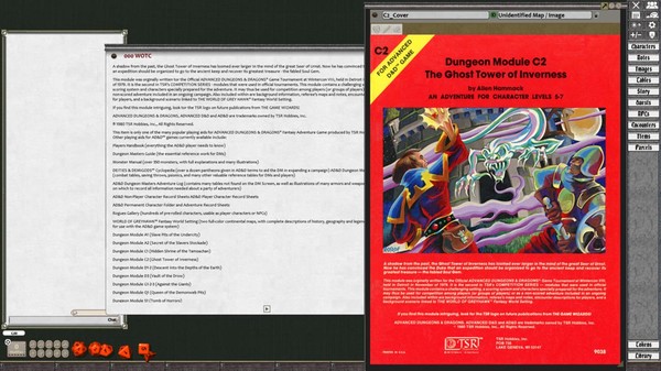 Скриншот из Fantasy Grounds - D&D Classics: C2 The Ghost Tower of Inverness (2E)