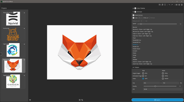 liquivid Icon Effects game for Linux 1