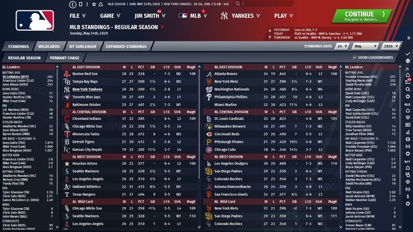 Скриншот из Out of the Park Baseball 21