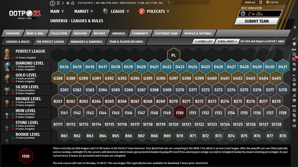 Скриншот из Out of the Park Baseball 21