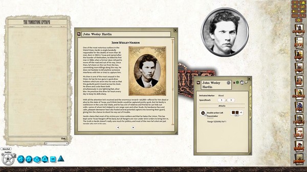 Скриншот из Fantasy Grounds - Lone Killers of the Southwest (Savage Worlds)