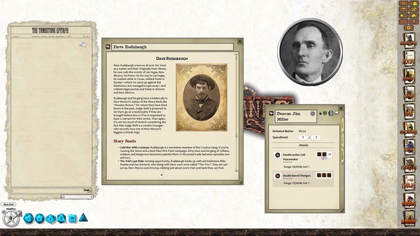 Скриншот из Fantasy Grounds - Lone Killers of the Southwest (Savage Worlds)