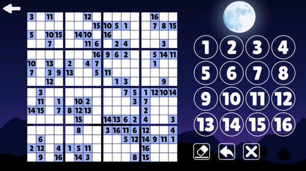 Скриншот из Sudoku 9X16X25