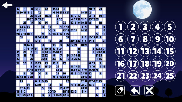 Скриншот из Sudoku 9X16X25
