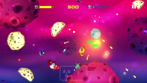 Asteroid Invaders game for Linux 1