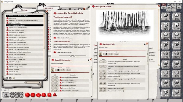 Скриншот из Fantasy Grounds - Stranger Things Dungeons & Dragons Starter Set