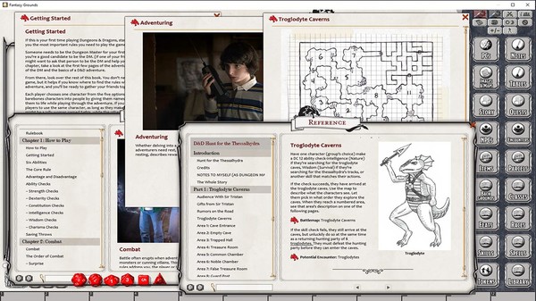 Скриншот из Fantasy Grounds - Stranger Things Dungeons & Dragons Starter Set