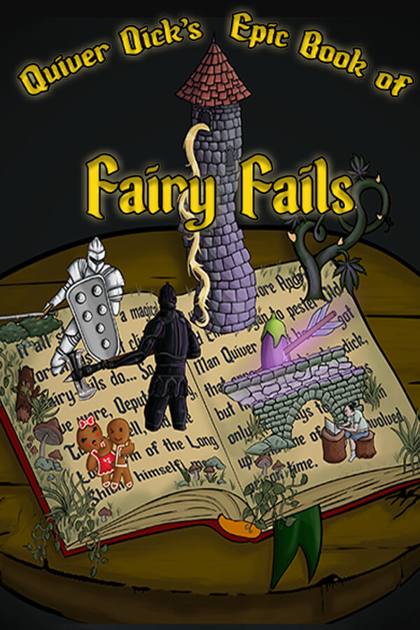 Steam portrait for Quiver Dick's Epic Book of Fairy Fails.