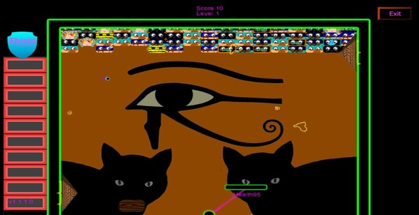 PonGlow game for Linux 1