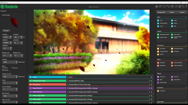 Reebyte : Visual Novel and Interactive App Makerfor windows and Linux 1