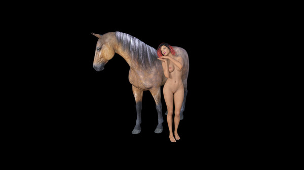 скриншот Horse and girl for Sexual nudity - Wallpapers 1