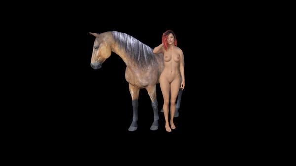 скриншот Horse and girl for Sexual nudity - Wallpapers 3