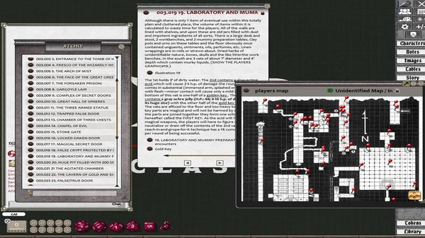 Скриншот из Fantasy Grounds - D&D Classics: S1 Tomb of Horrors (1E)