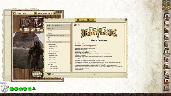 Скриншот из Fantasy Grounds - Deadlands Reloaded: A Tale of Two Killers (Savage Worlds)