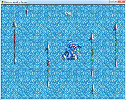 Fish man avoiding fishing game for windows Pc 1