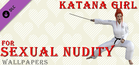 Katana girl for Sexual nudity - Wallpapers cover art