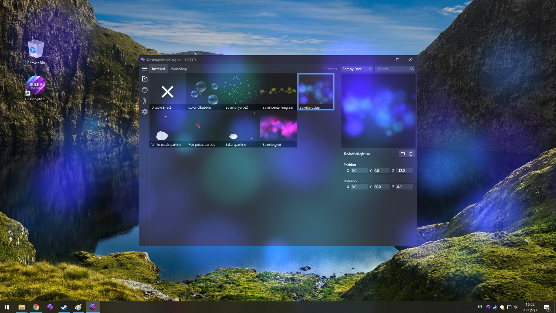 Desktop Magic Engine · 스팀