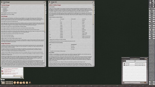 Скриншот из Fantasy Grounds - D&D Classics: PHBR11 The Complete Ranger's Handbook (2E)