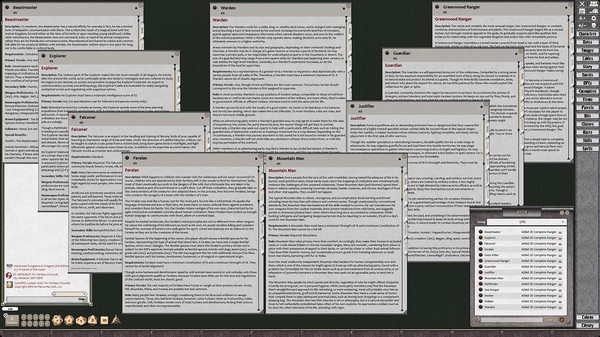 Скриншот из Fantasy Grounds - D&D Classics: PHBR11 The Complete Ranger's Handbook (2E)
