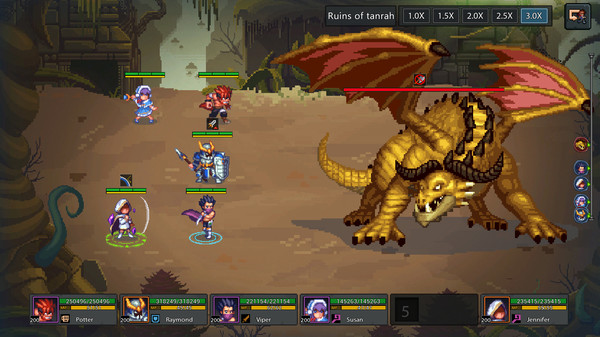 No-brainer Heroes 挂机吧!勇者 game for Linux 1