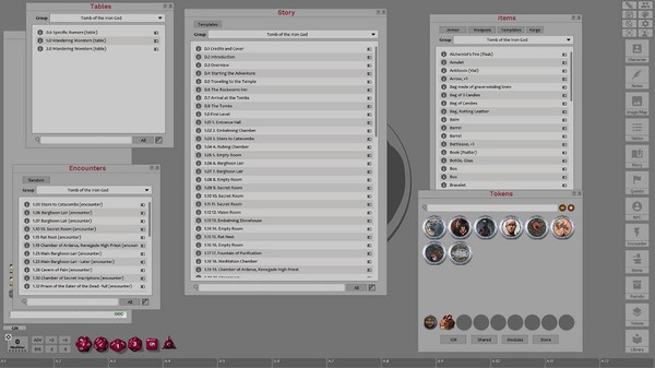 Скриншот из Fantasy Grounds - Tomb of the Iron God (5E)