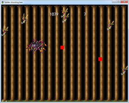 Spider shooting bee game for windows Pc 1