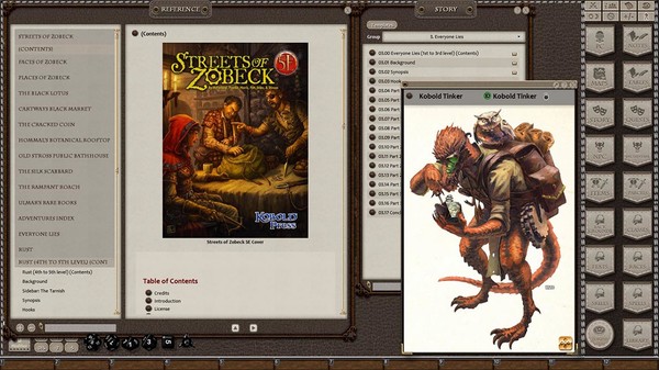 Скриншот из Fantasy Grounds - Streets of Zobeck (5E)