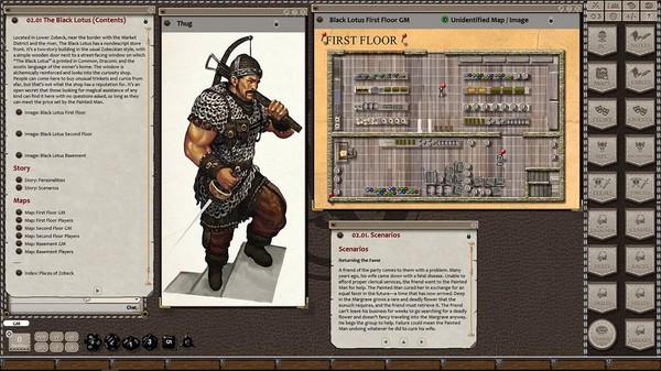 Скриншот из Fantasy Grounds - Streets of Zobeck (5E)