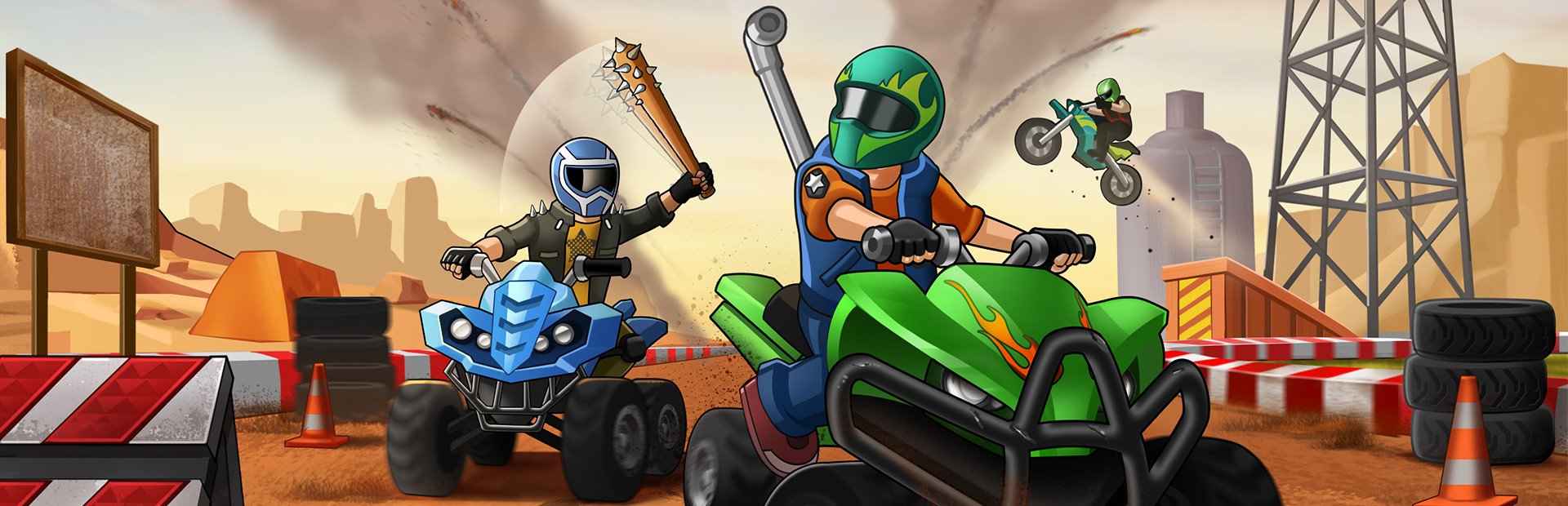 Rude Racers: 2D Combat Racing