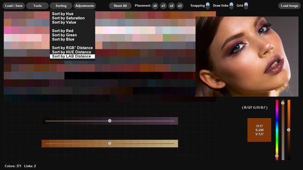 Palette Wizard game for Linux 1