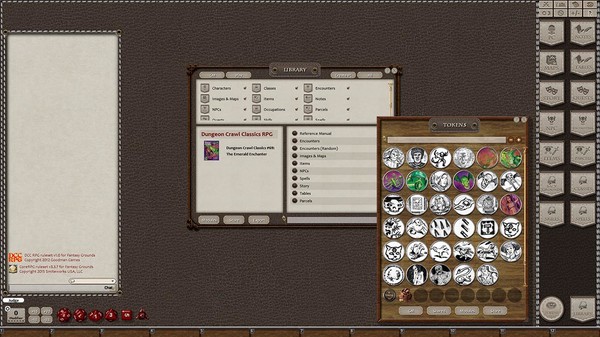 Скриншот из Fantasy Grounds - Dungeon Crawl Classics #69: The Emerald Enchanter (DCC)