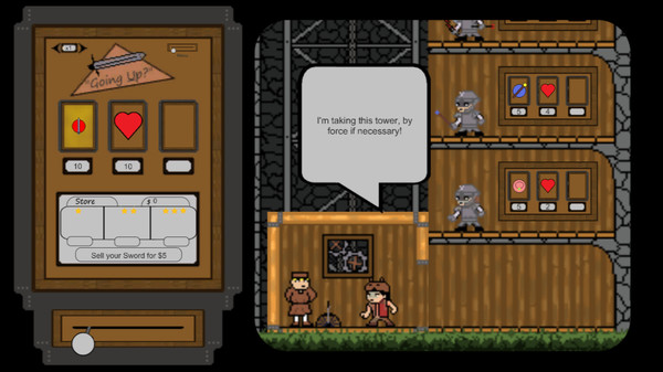 "Going Up?" game for Linux 1