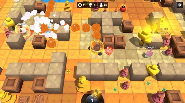 Bombergrounds: Battle Royale game for Linux 1