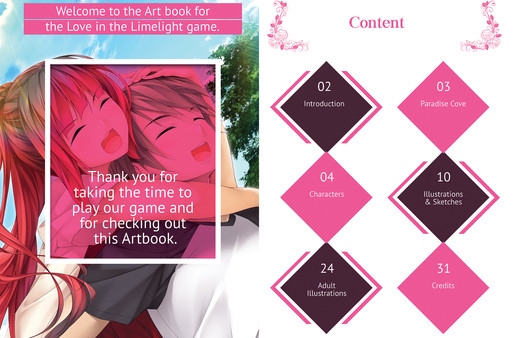 Скриншот из Love in the Limelight - Artbook