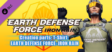 EARTH DEFENSE FORCE: IRON RAIN - Creation parts: T-Shirt: EARTH DEFENSE FORCE: IRON RAIN cover art