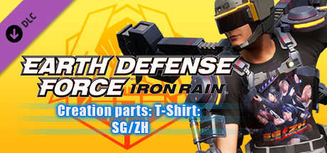 EARTH DEFENSE FORCE: IRON RAIN - Creation parts: T-Shirt: SG/ZH cover art