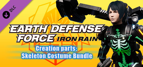 EARTH DEFENSE FORCE: IRON RAIN - Creation parts: Skeleton Costume Bundle